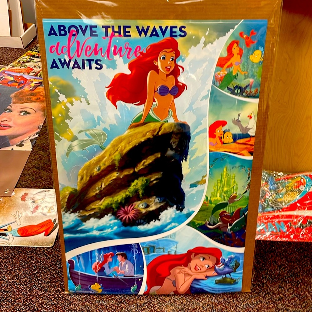 Disney Ariel little mermaid poster